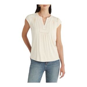 Daniel Rainn Namika Split Neck Knit Top, XL